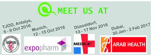 Meet us at these exhibitions: