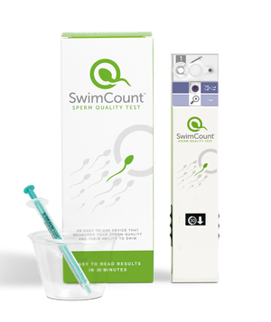 Combo deal 1: SwimCount™ Sperm Quality Test + SwimCount™ SpermCare Food Supplement