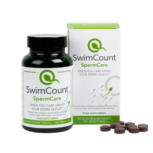 Combo deal 1: SwimCount™ Sperm Quality Test + SwimCount™ SpermCare Food Supplement